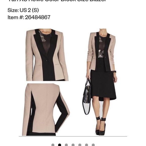 NWOT BCBGMAXAZRIA ROWE blazer - Picture 5 of 5